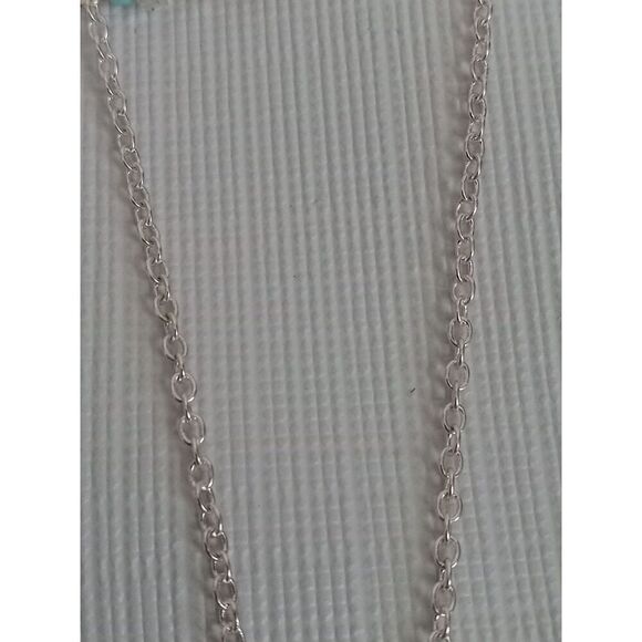 Colorful Seed Beaded and Silver Toned Sand Dollar Pendant Double Strand Necklace - Picture 9 of 9
